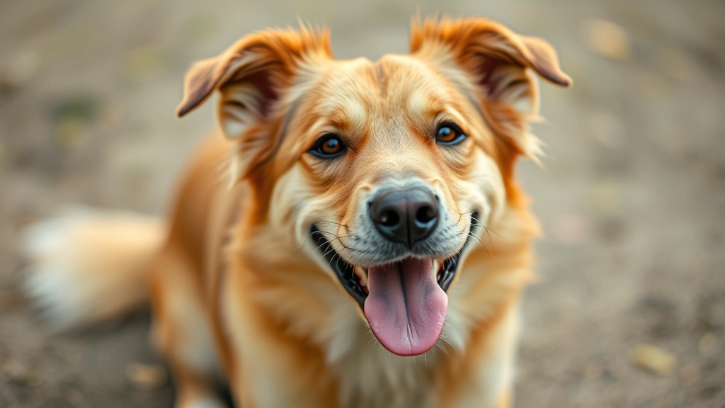 imodium for dogs -
with a happy healthy dog in the background
