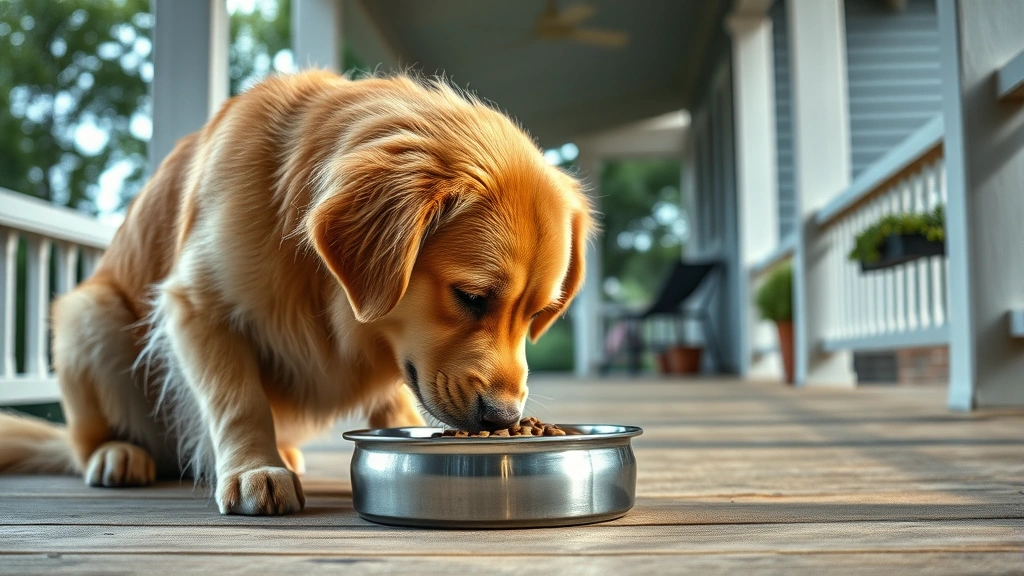 indoor-outdoor pet feeding dog photo 0
