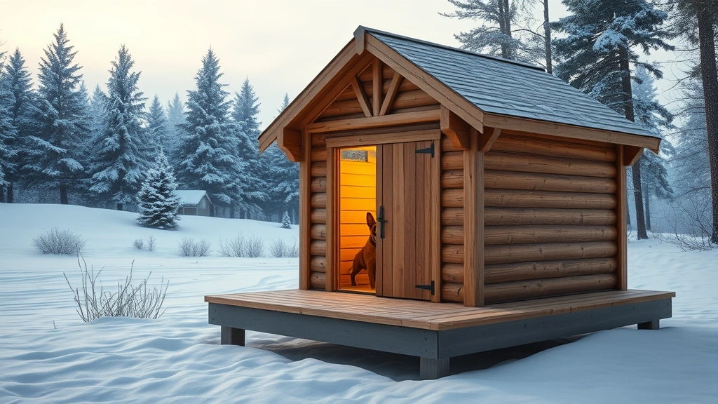 insulated dog house dog photo 0