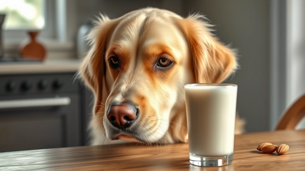 is almond milk safe for dogs dog photo 0