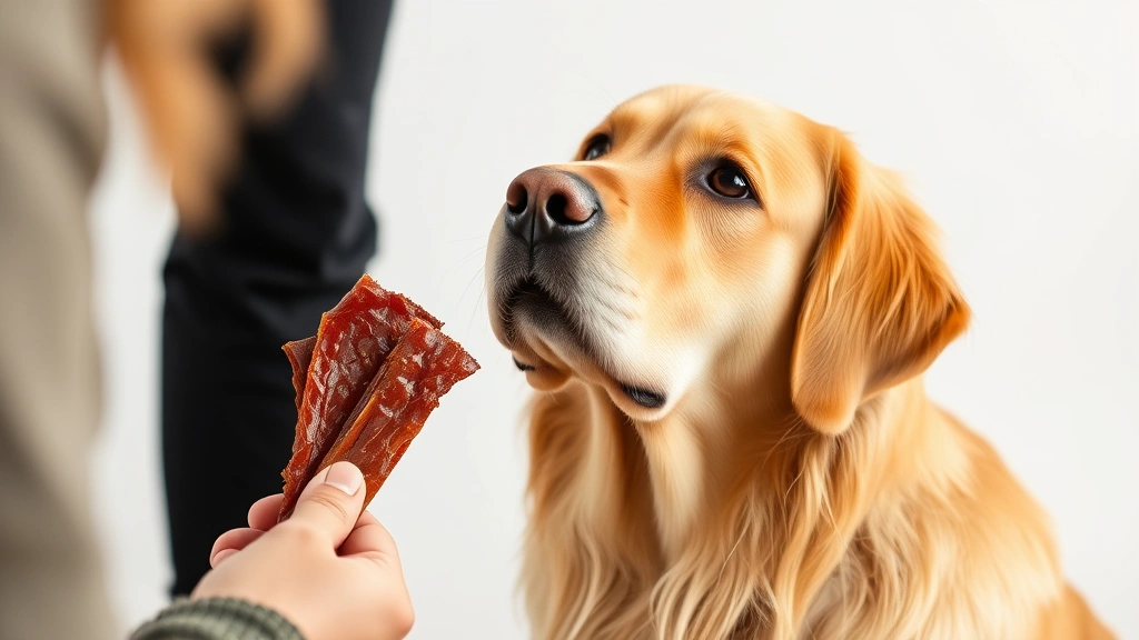 is beef jerky good for dogs dog photo 0