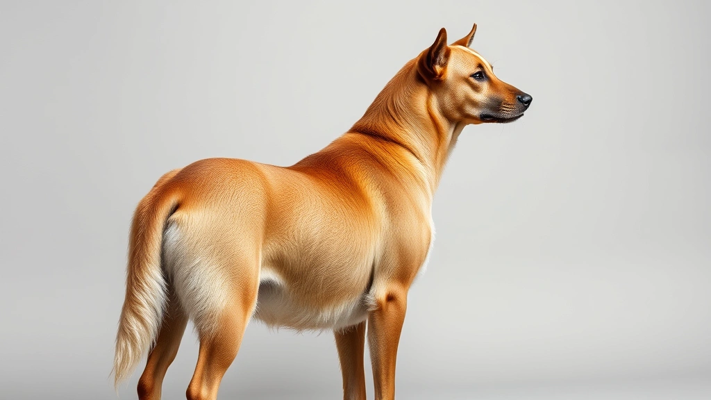 is bone marrow good for dogs -
shiny coat standing in profile against a neutral background
