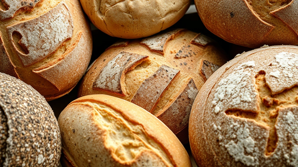 is bread bad for dogs -
Close-up of various types of bread including sourdough
