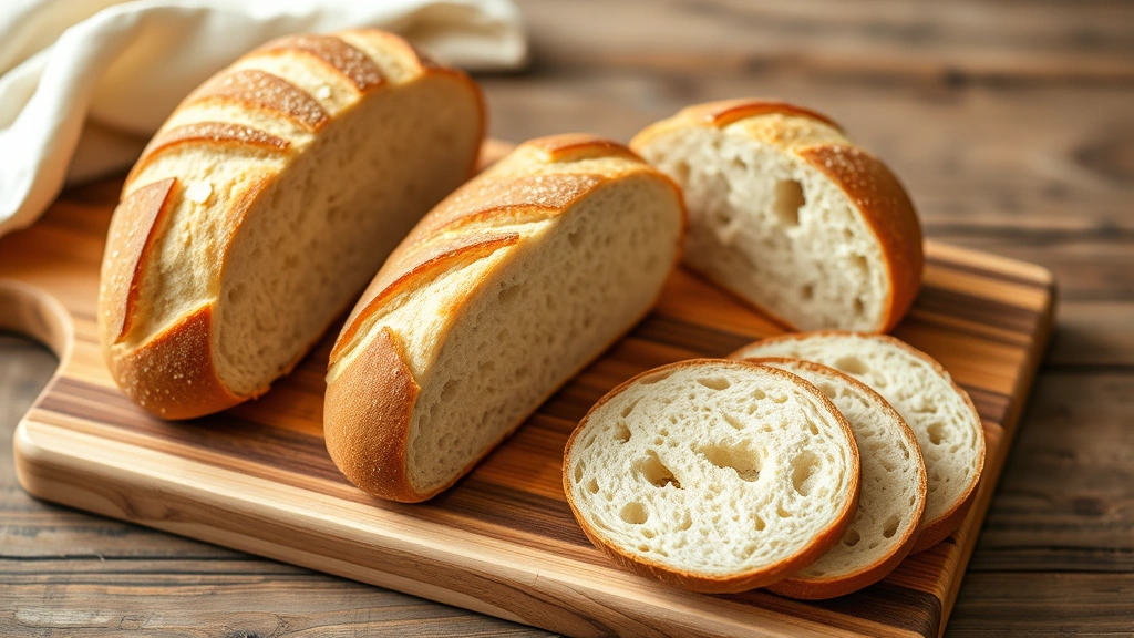 is bread bad for dogs -
and white bread arranged on a wooden cutting board

