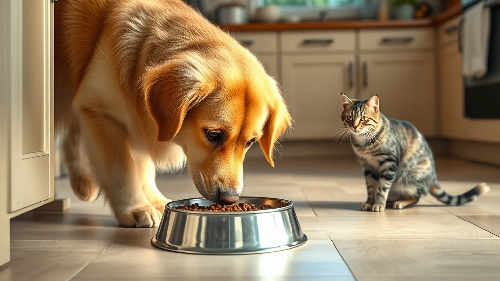 is cat food harmful to dogs dog photo 0