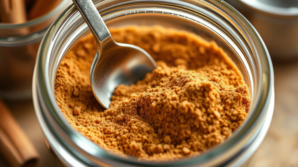 is cinnamon good for dogs -
Close-up of ground cinnamon spice in a glass jar with a measuring spoon, photor