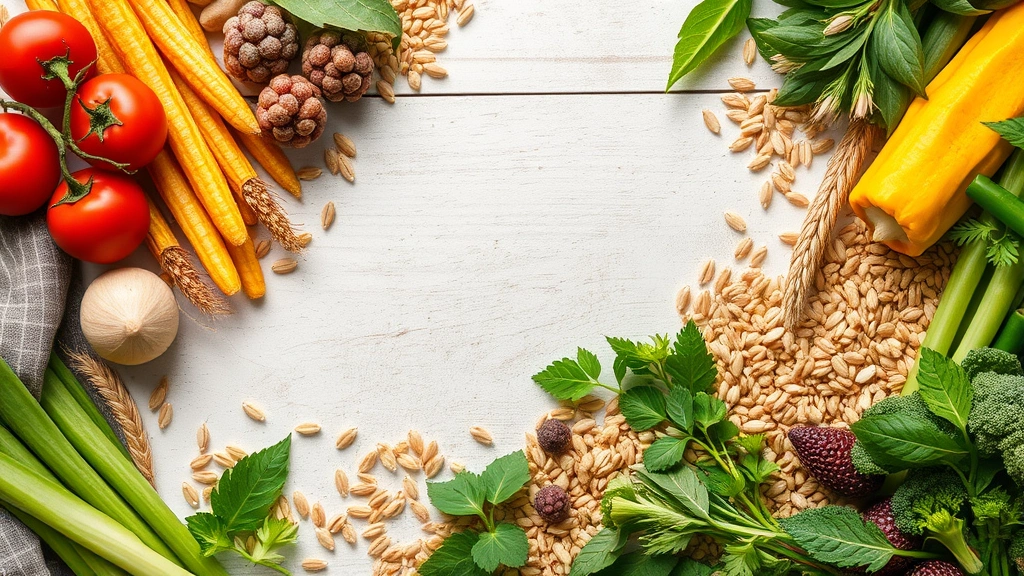 is fromm dog food good -
grains and vegetables arranged artfully
