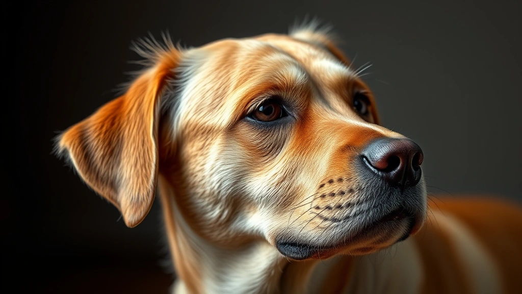 is goats milk good for dogs -
Photorealistic image of a senior dog with a glossy

