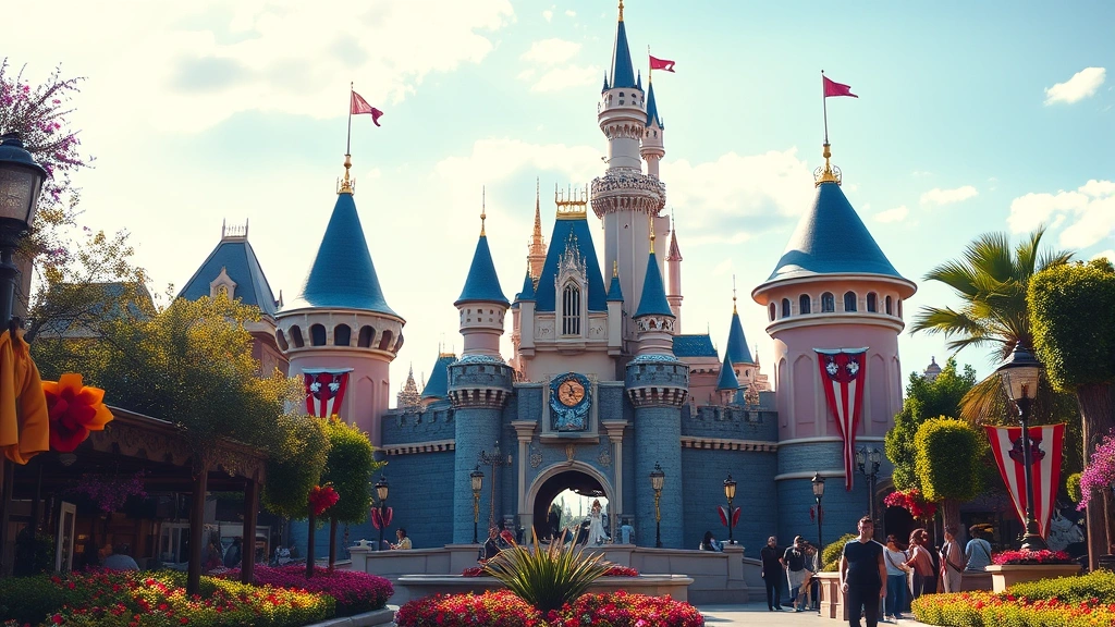 is goofy a dog or a cow -
bright Disney-style setting