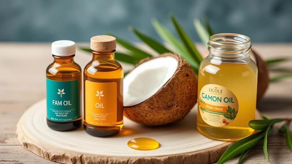 is palm oil bad for dogs -
healthy alternatives like fish oil and coconut oil nearby