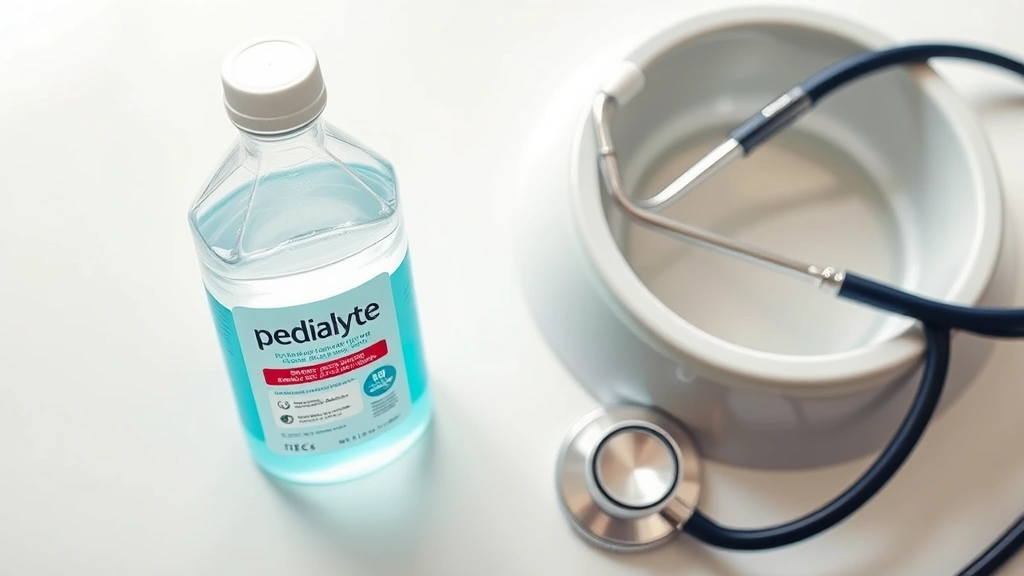 is pedialyte safe for dogs -
A close-up of a Pedialyte bottle next to a dog water bowl on a white surface, w