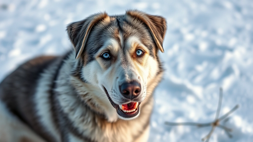 lab and husky mix dogs dog photo 0