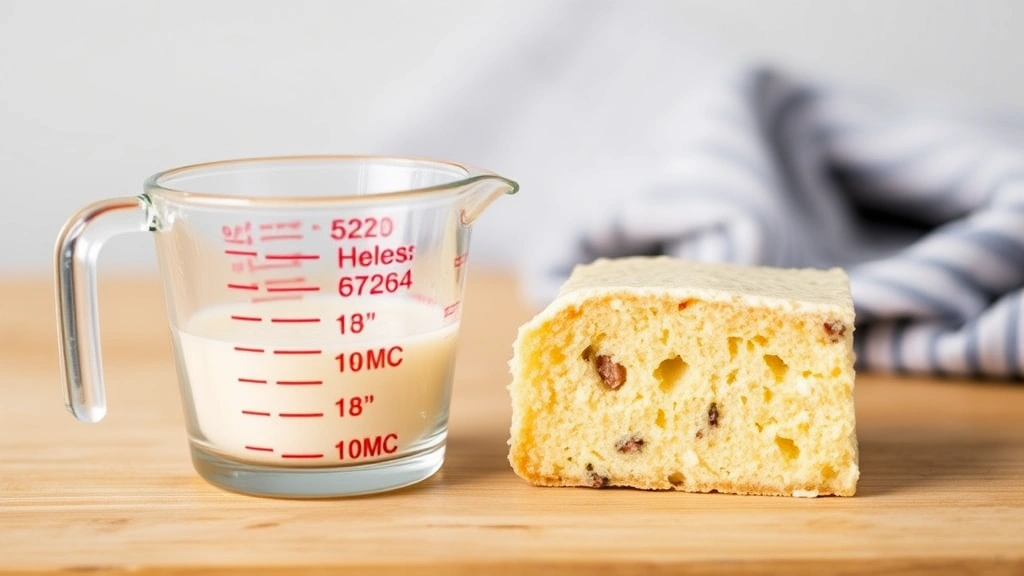 large breed dog food -
with a measuring cup beside them to show portion size reference

