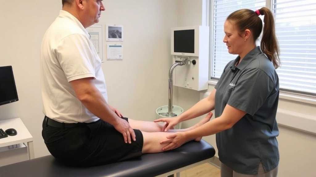 large breed dog food -
demonstrating proper weight assessment in a clinical setting
