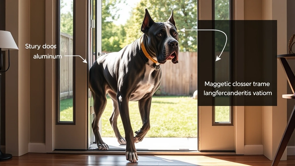 large dog door dog photo 0