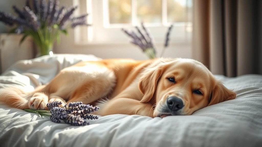 lavender supplements for pets dog photo 0