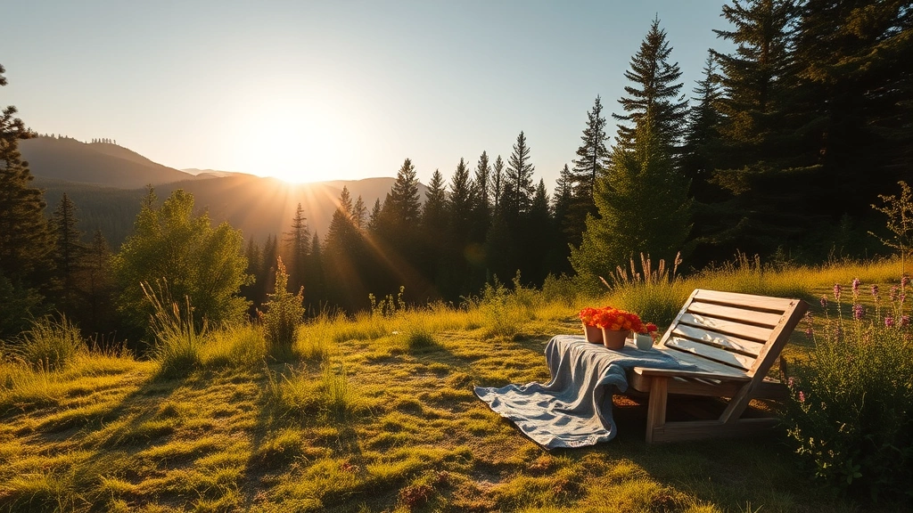 let me know dog -
natural outdoor setting with morning light