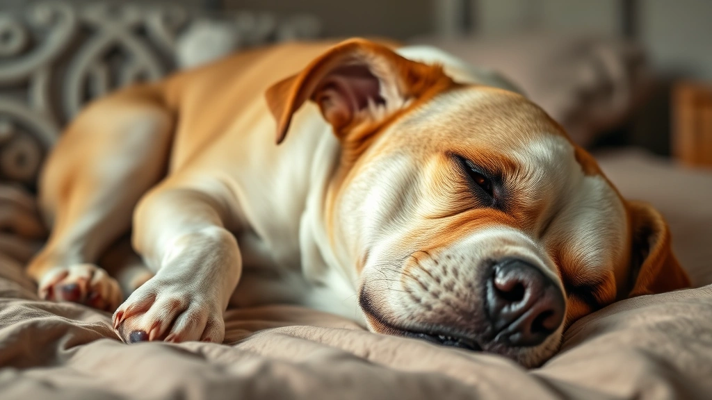 let me know dog -
Photorealistic photo of a dog lying down on a bed looking lethargic and unwell