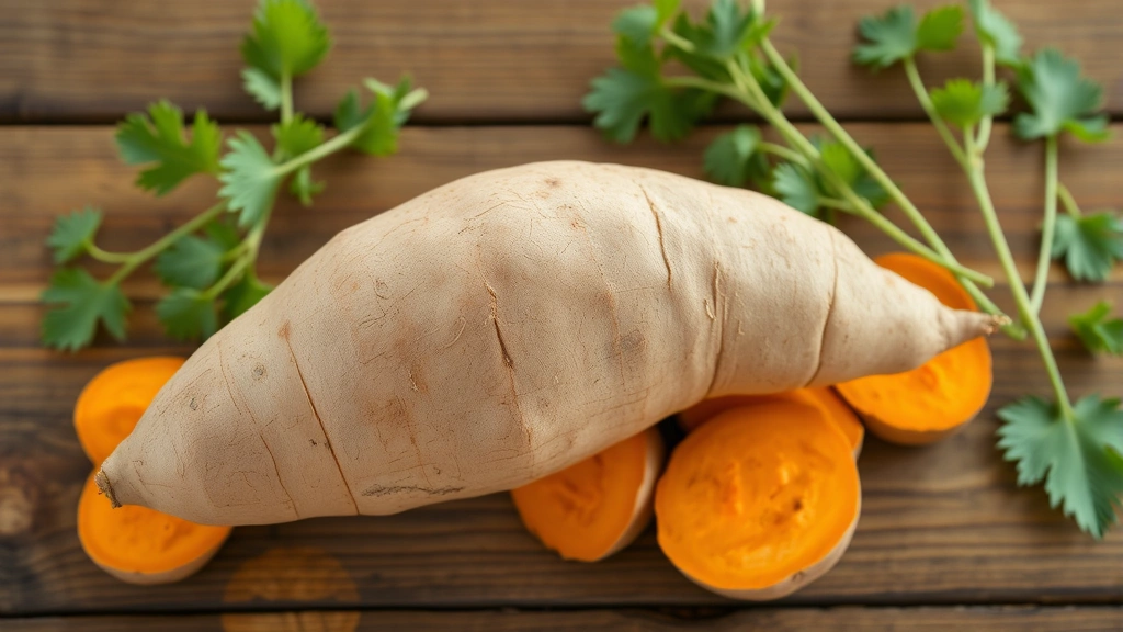 limited ingredient dog food -
and sweet potato arranged on a wooden table
