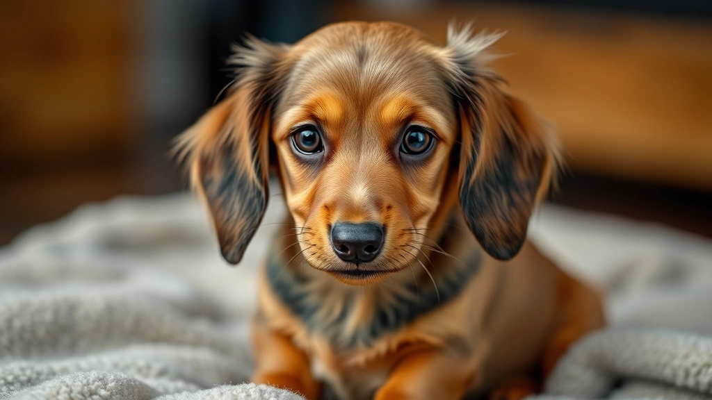 long haired sausage dog puppy dog photo 0