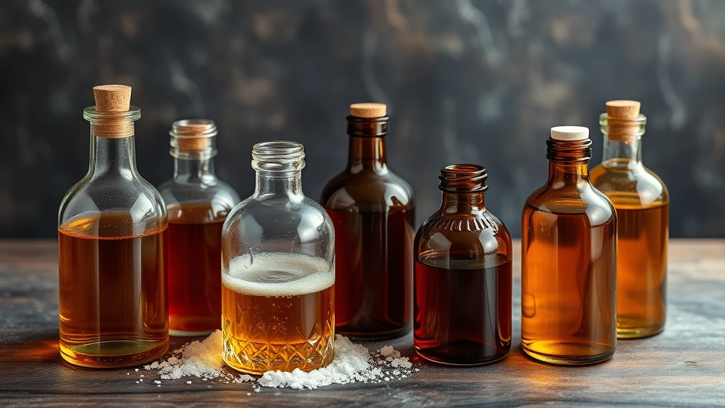 made in USA pet supplements -
and liquids in amber glass bottles
