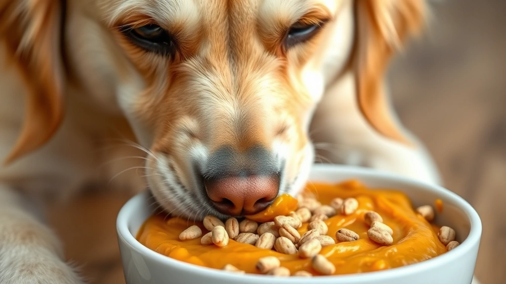 mashed pumpkin for dogs dog photo 0