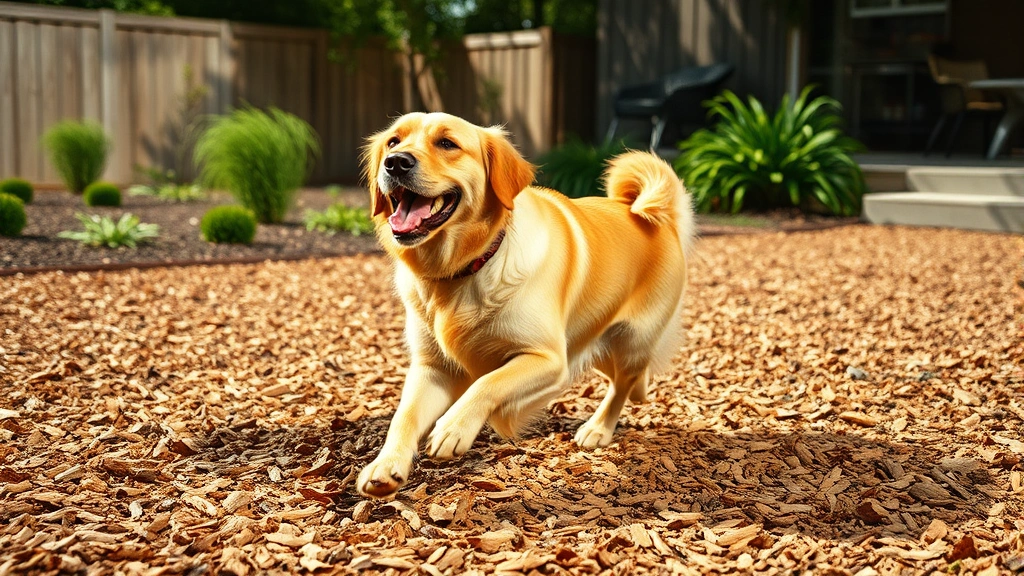 mulch dog dog photo 0