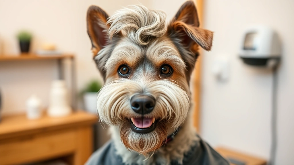 non moulting dogs -
looking happy and groomed
