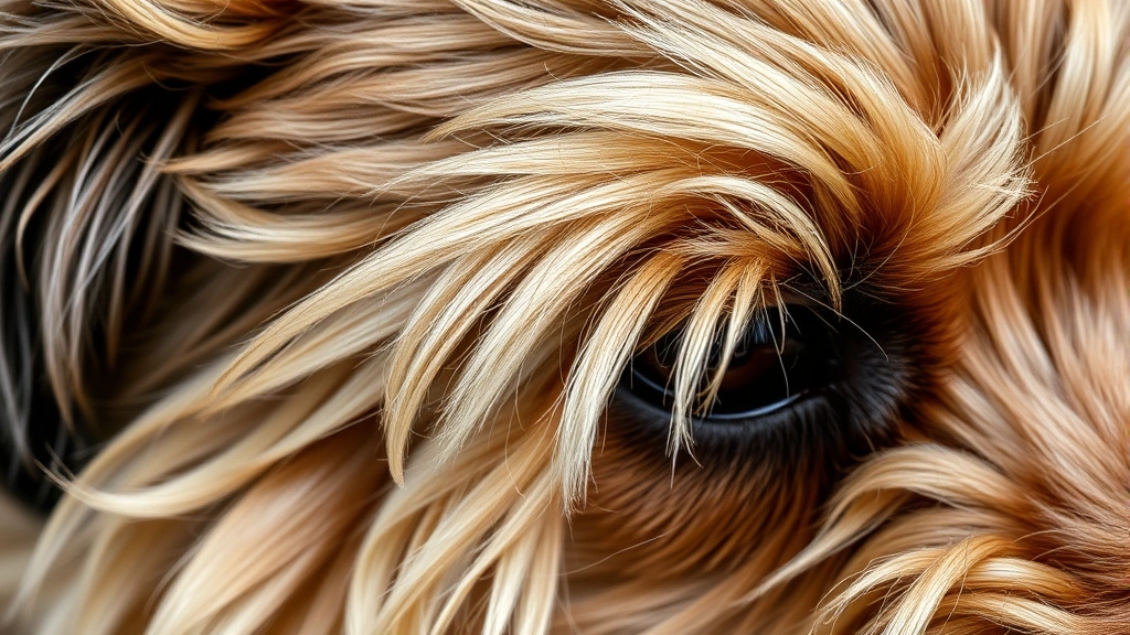 oatmeal shampoo for dogs -
Close-up of a dog’s healthy coat texture after oatmeal shampoo treatment,