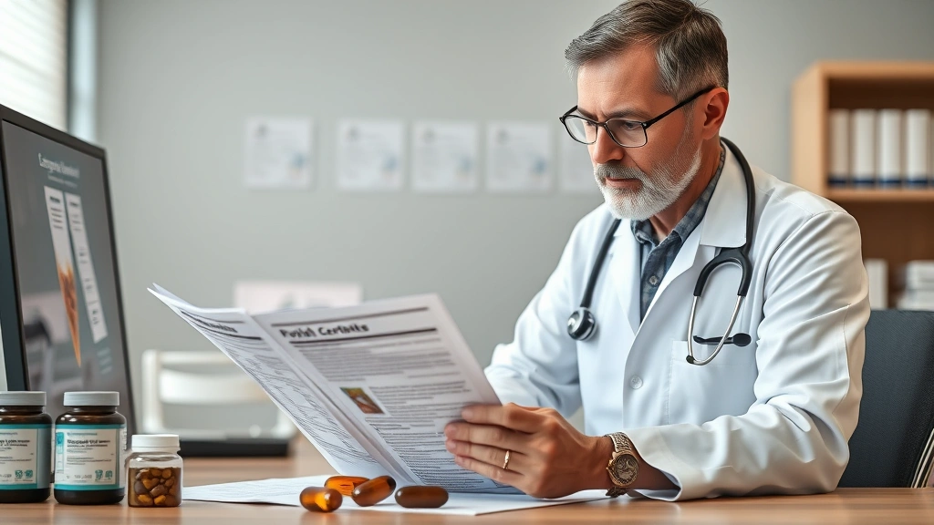 pet supplement ingredient transparency -
Photorealistic image of a veterinarian or pet nutritionist reviewing supplement