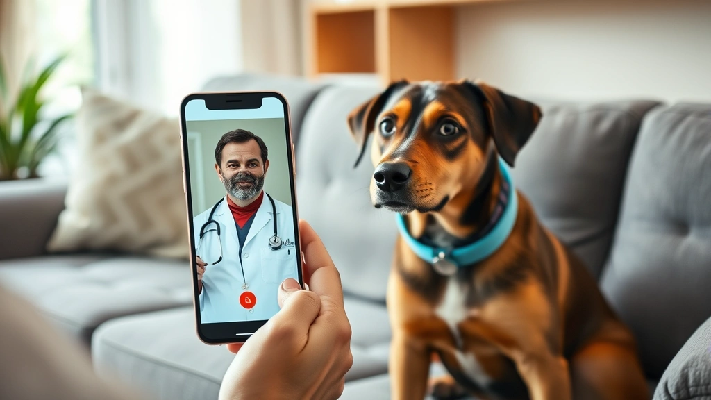 pet surgery follow-up telehealth dog photo 0