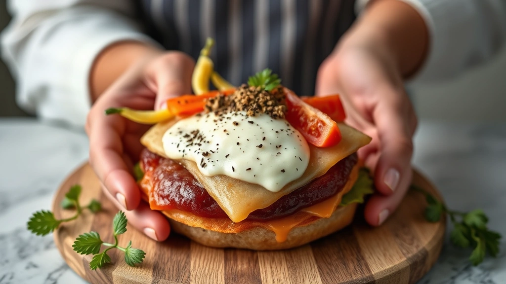 protein sources from human food -
professional food photography style
