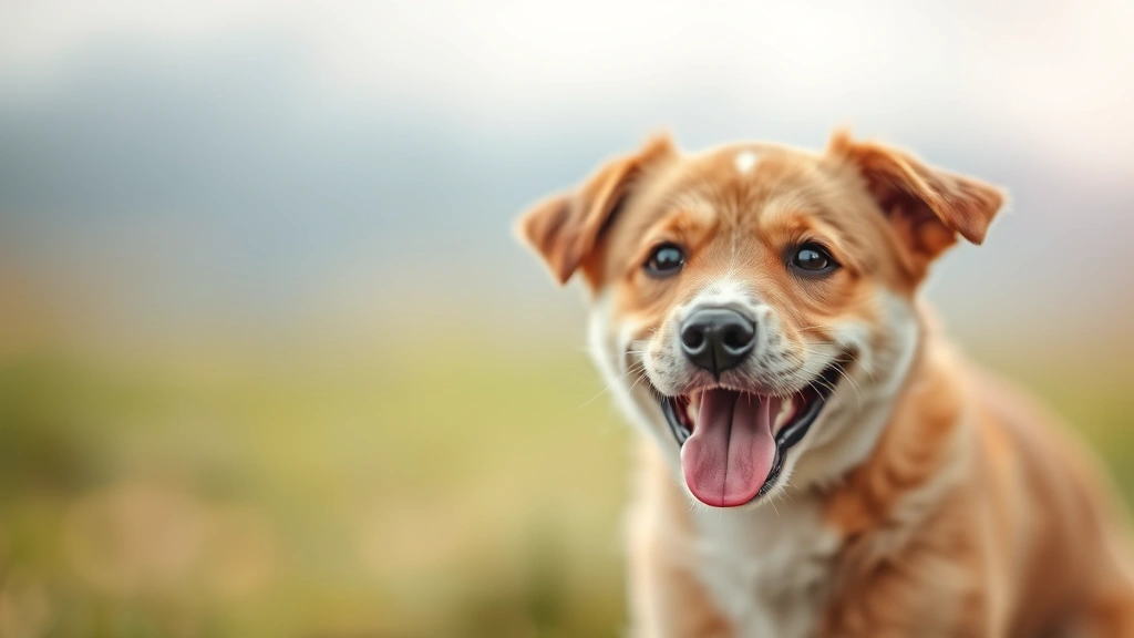 puppy chow dog food -
with a happy puppy in the blurred background