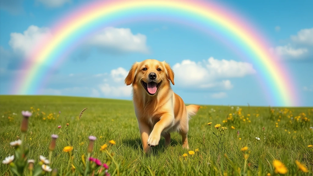 rainbow bridge for dogs dog photo 0