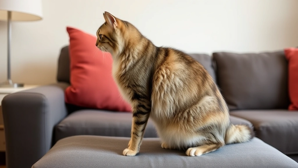 raised feeding platforms -
showing proper ergonomic height alignment for a senior cat