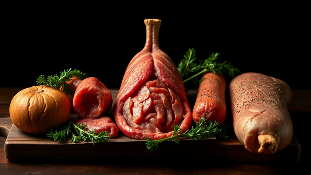 red barn dog food -
organ meats