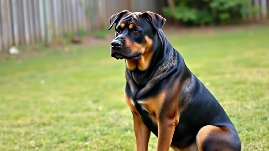 rottweiler and german shepherd mix dog dog photo 0