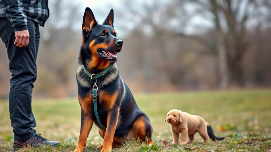 rottweiler and german shepherd mix dog -
Photorealistic image of an adult rottweiler german shepherd mix sitting obedien