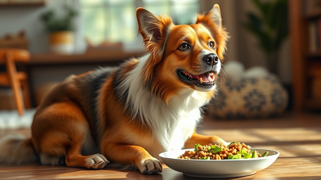 sensitive stomach feeding schedule -
Photorealistic image of a healthy pet with glossy coat and alert expression sit