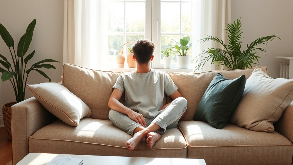 side eye dog meme -
sitting on a comfortable couch in natural daylight
