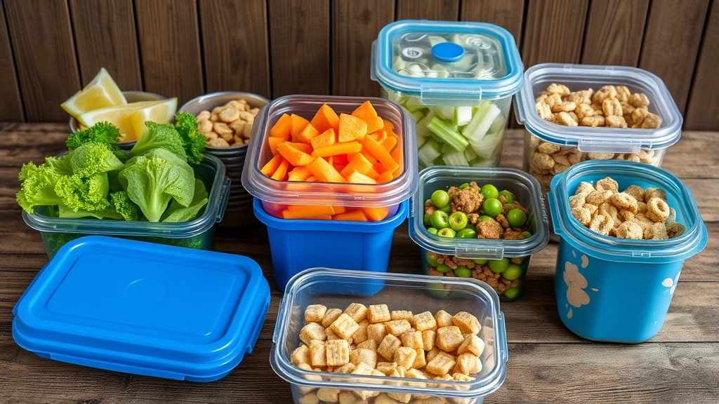 syringe feeding schedule -
and recovery food containers arranged on a wooden table
