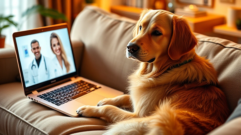 telehealth vet appointments dog photo 0