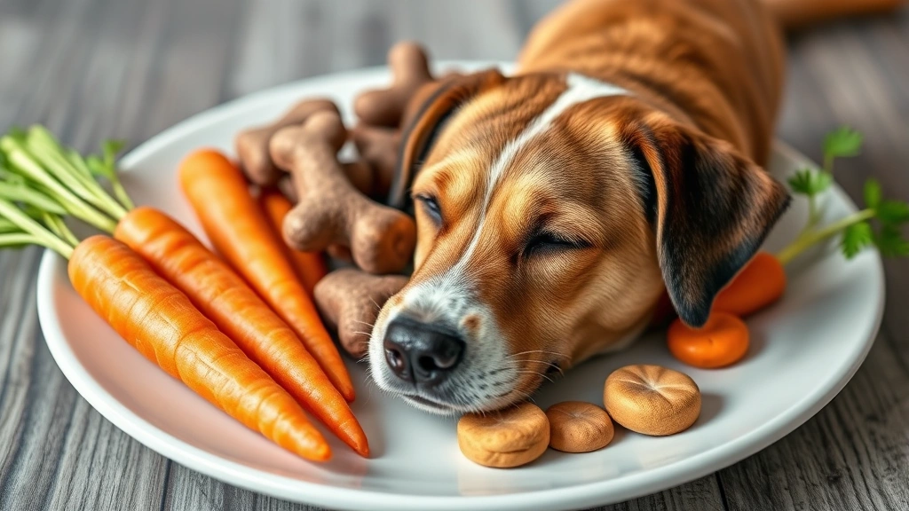 toxic human foods for dogs -
Photorealistic image of safe dog treats and approved foods arranged on a plate
