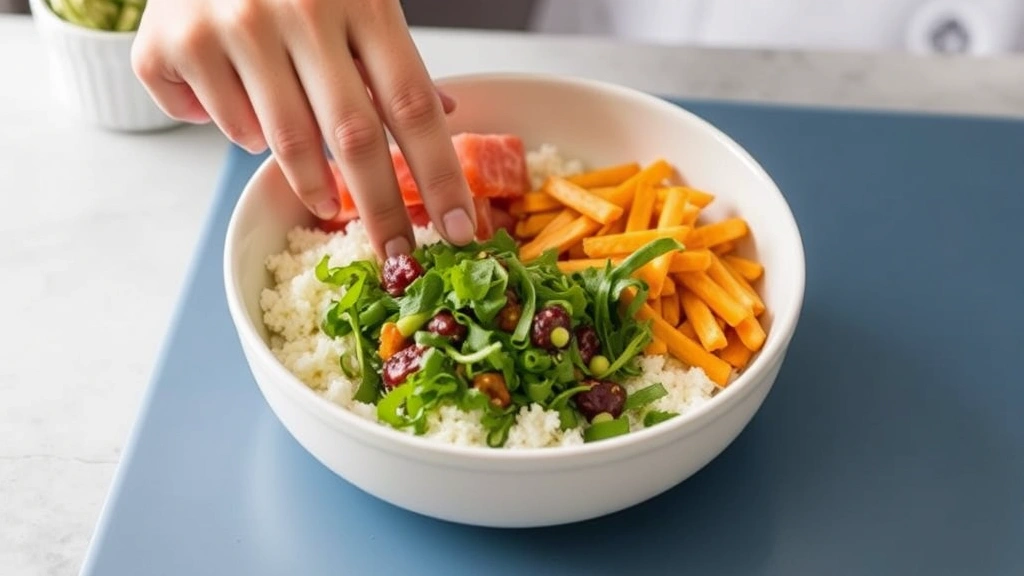 weight-appropriate portion timing -
demonstrating proper portion separation