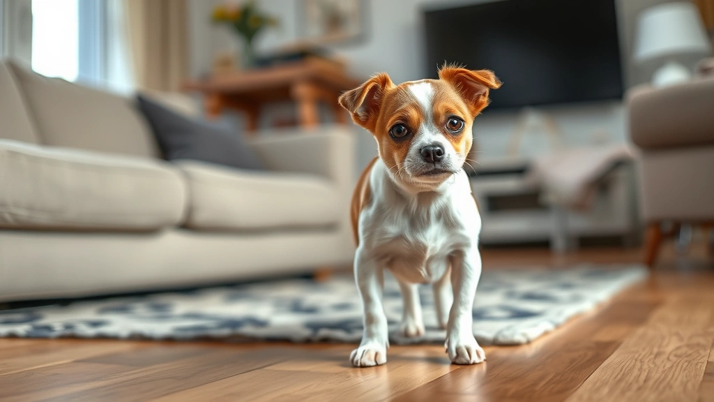 xylitol poisoning in dogs -
Photorealistic image of a small dog looking confused and unsteady on their feet