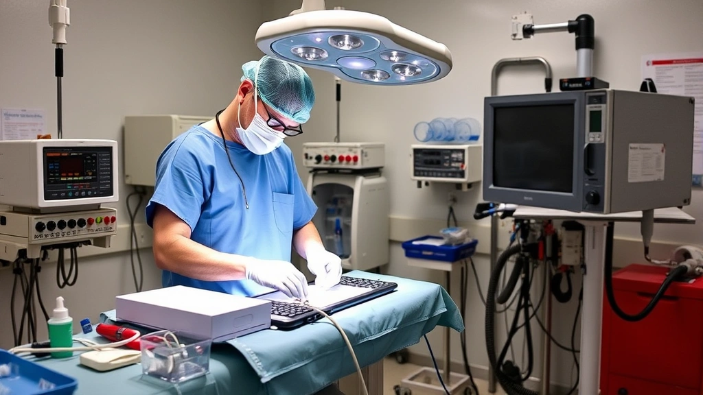 sudden lumps on dog under skin -
with vet tech operating equipment