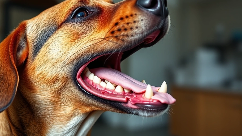 teeth in a dog dog photo 0