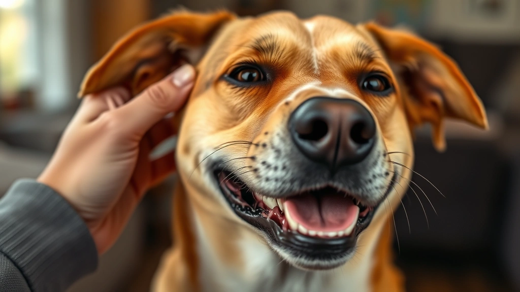 tell your dog i said hi -
Photorealistic close-up of a dog’s face showing genuine happiness with so