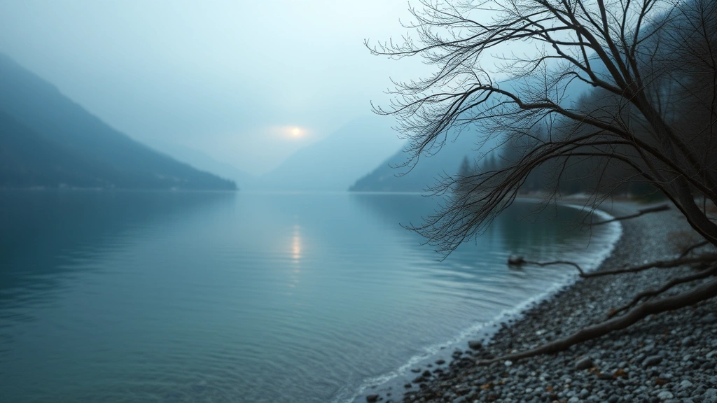 the barking dog -
serene expression
