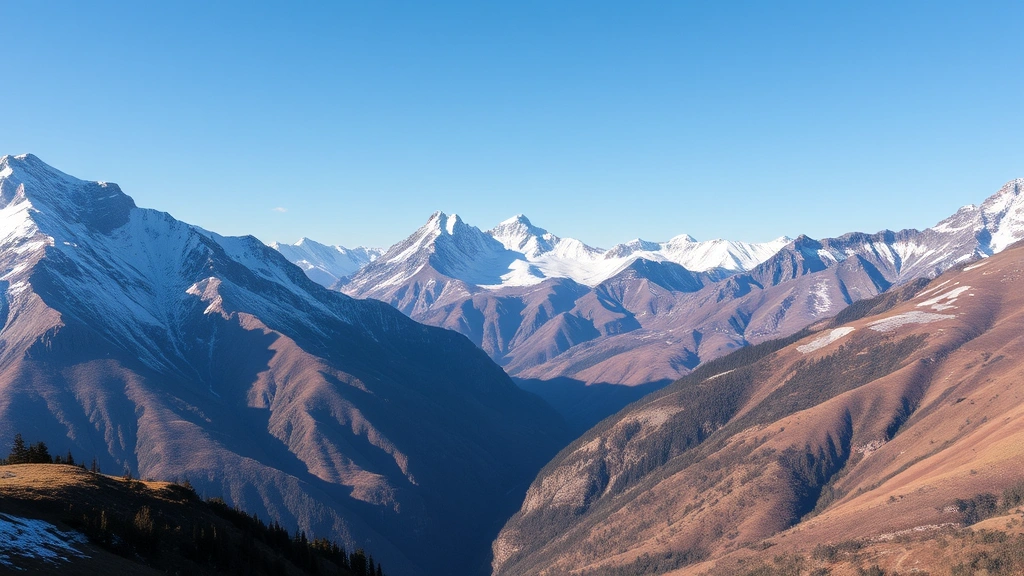 the biggest dog in the world -
mountains visible in the background